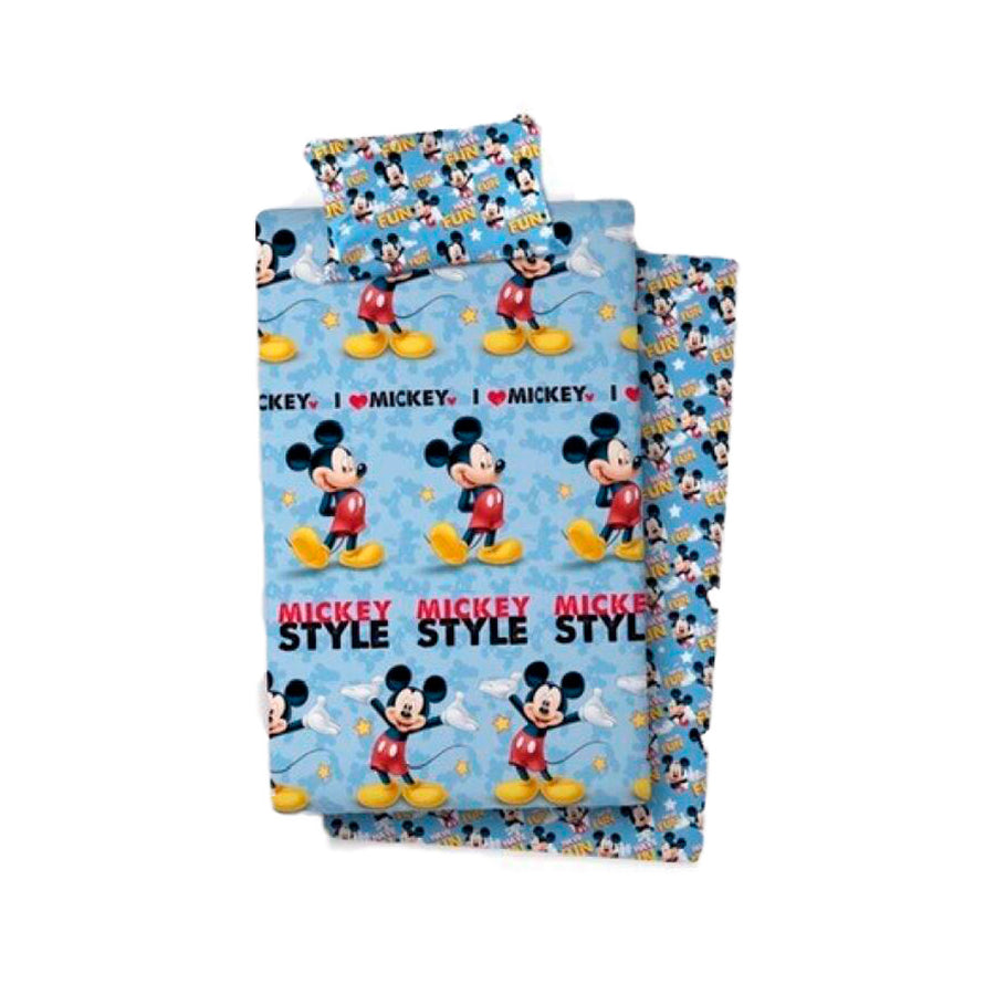 Juego de Sábanas Infantil Mickey Mouse Style 3 Piezas