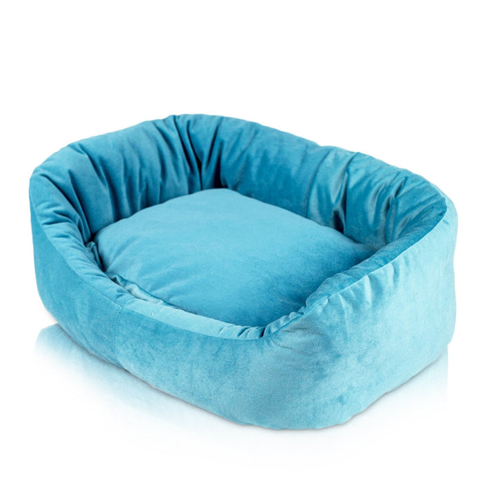 Lit pour chat et chien rembourré en velours