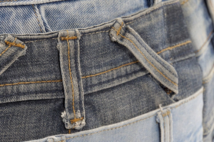 Puff Taburete Jeans a Precio de Coste