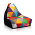 Puf Piramide Multicolor Patchwork