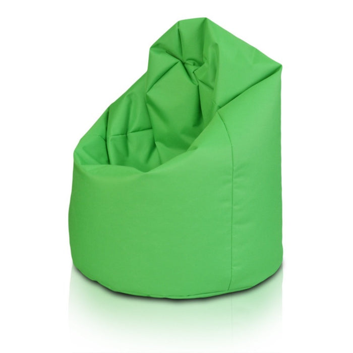 Puff infantil Homcom verde 60x55x59 cm franela algodón PP_310